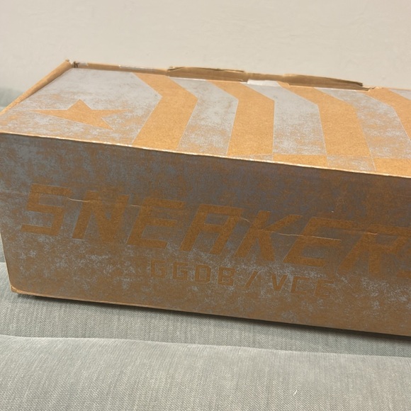 Golden goose superstars dark denim distressed sneakers size 8 - Picture 7 of 8